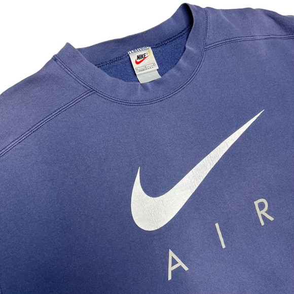 Vintage 90s Nike Air Michael Jordan Swoosh Sweatshirt Mens Large Made in USA - Picture 3 of 6